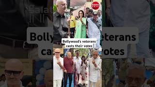 Today is the day bollywood s senior stars step out to cast their votes maharashtraelection2024 [upl. by Ennaj428]