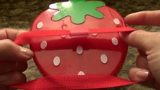 SassEsnacks ASMR Kawaii Strawberry Bento Box  Eating Sounds [upl. by Marcin]