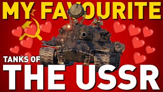 My TOP TANKS of the USSR in World of Tanks [upl. by Aihsyla268]