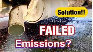 Just Failed Exhaust Emissions  FIX [upl. by Hcaz]