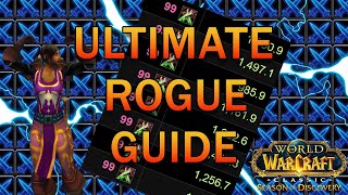 ULTIMATE Rogue Guide for Mutilate Build  PvE  WoW SoD Phase 3  Talents Runes Consumables Rotation [upl. by Aznerol]