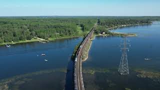 Wabamun Lake in Alberta Canada 🇨🇦 oneclicktoreachthesky wabamunlake wabamunlakeab [upl. by Colyer]