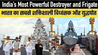 Indias Most Powerful Frigate and Destroyer Launched [upl. by Iila504]