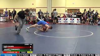 Junior 145 Jack Gaukel Iowa Vs Jagger Condomitti Pennsylvania [upl. by Newmark]