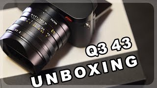 Nuova Leica Q3 43 Unboxing in 4K [upl. by Iahcedrom]