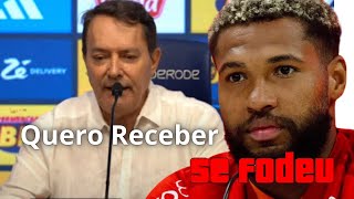 Internacional Não quer pagar o cruzeiro a divida do wesley vamos cobrar [upl. by Nadabus43]