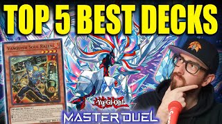 TOP 5 BEST DECKS IN MASTER DUEL January 2024 [upl. by Lennie]