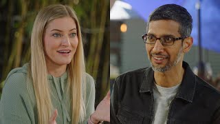 Interview with Google CEO Sundar Pichai at Google IO 2022 [upl. by Innavoeg391]