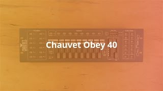 Обзор Chauvet Obey 40 [upl. by Neelya492]