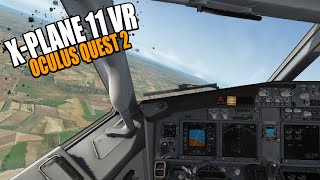 XPlane 11 VR  Flying Around Newcastle Oculus Quest 2 [upl. by Shawnee]