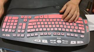 Keyboard Cover for Logitech K350 MK550 MK570 Wireless Wave Keyboard Perfect fit and feel [upl. by Aihsia]