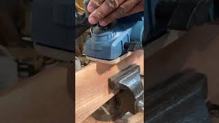 How to use the electric wood planer [upl. by Asilec542]