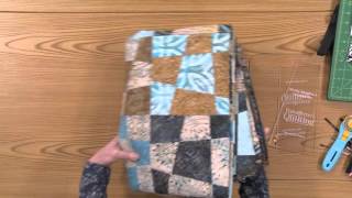 Wonky NinePatch Quilt Block Tutorial [upl. by Flore]