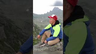 Throat singing on the top of the mountain shorts [upl. by Murial]