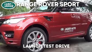 RANGE ROVER SPORT AUTOBIOGRAPHY Launch Test Drive with Victoria [upl. by Ruthann]