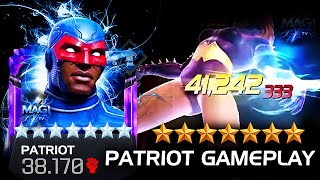 YENİ SHANG CHİ PATRIOT GAME PLAY  MAGİ TV MCOC  MARVEL ŞAMPİYONLAR TURNUVASI [upl. by Adnuahsar]