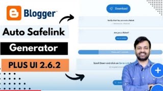 How to Create Safelink in Plus UI Blogger Theme  Auto Safelink Generator Blogger Safelink [upl. by Sell]