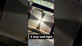 4 way wall light fitting  reels housewiring youtubeshorts ytshorts short walllights [upl. by Eugenie]