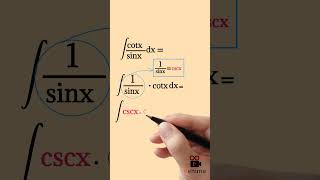 Integral cotx sinxcscx cotxتكامل الدوال المثلثيه [upl. by Jovitah17]