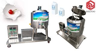 50L100 Lh HTST flow pasteuriser for mini dairy plant Fresh milk pasteurizer machine [upl. by Llertnad]