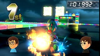 MK8DX  SNES Rainbow Road  200cc  101992  LIVE WR with reaction [upl. by Montague]