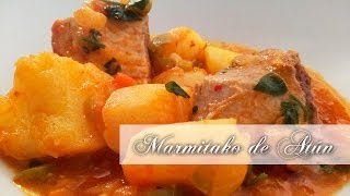 MARMITAKO DE ATÚN  receta fácil [upl. by Arahs134]