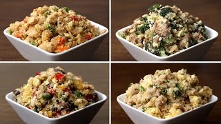 Cauliflower Fried Rice 4 Ways [upl. by Eanel]