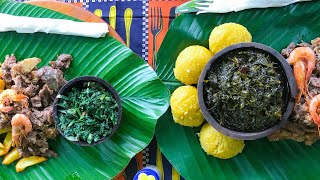 Where to eat in YaoundeCameroonian Food ERU [upl. by Nnylrats979]