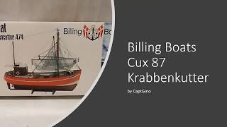 CUX 87 Krabbenkutter Model Ship  A Build in Pictures [upl. by Kotta]