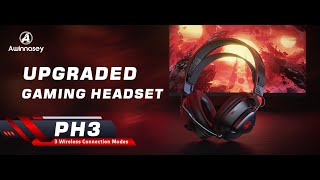 Awinnasey PH3 Wireless Gaming HeadsetKey Features [upl. by Saw]