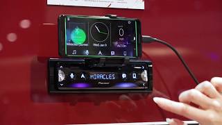 CES 2019 Pioneer SPH10BT singleDIN smartphone receiver  Crutchfield video [upl. by Fairfax712]