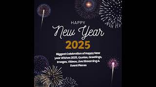 Happy New Year Wishes 2025  New Year 2025  Wishforbes [upl. by Akimad620]