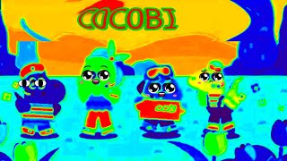 COCOBI DANCE SONG WITH FRIENDS  BORDER LINES THERMOGRAM COLOR EFFECTS [upl. by Yvi]