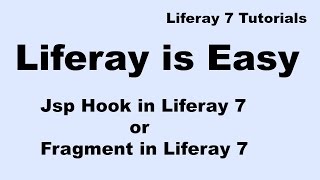 Liferay Tutorial 19  Overriding a Module’s jsps or Jsp hook in Liferay DXP [upl. by Root]