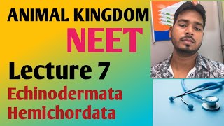 ANIMAL KINGDOM LECTURE 7 Echinodermata and Hemichordata Ncert 11 in easy way [upl. by Yniattirb690]