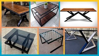 Modern Table Metal Furniture  Welding projects for beginners [upl. by Elpmet]