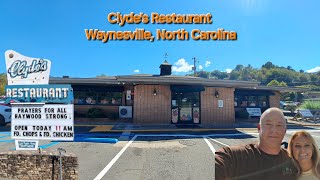 Clydes Restaurant  Waynesville North Carolina [upl. by Prowel549]