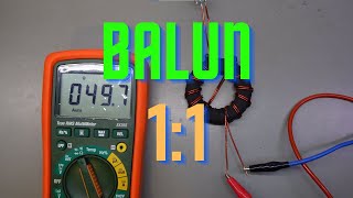 Balun 11 choke balun  i z drutu i z kabla [upl. by Yesor490]