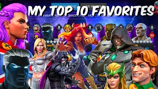 What Are My Top 10 Favorite MCoC Champions [upl. by Hgiellek]