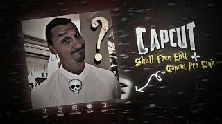 CAPCUT  Skull Face Edit Like AENew TIKTOK Football Trend [upl. by Nnylecoj]