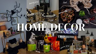 Hosting my first Halloween dinner  Home Decor  Mercy Mogase [upl. by Ardnekahs]