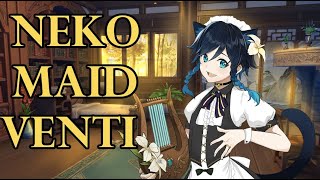 Neko Maid Venti Gets Needy With You and Genshin ASMR Roleplay Listener x Venti Romantic [upl. by Ahsyas]