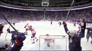 USAs Oshie Leads Shootout Victory Over Russia [upl. by Pump]