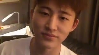 ENG SUB  iKON Yunhyeong ft BI VLIVE [upl. by Anileve]