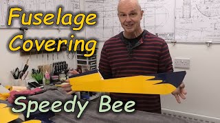 Speedy Bee  Build Series Pt 16 Covering the Fuselage in OracoverUltracote  Clancy Aviation [upl. by Gitlow]