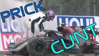 RUSSELL BOTTAS CRASH UNCENSORED RADIO  Imola 2021 [upl. by Akamahs458]