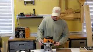 Chiefs Shop Quick Look Triton MOF001 2hp Plunge Router [upl. by Arihay740]