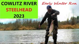 Cowlitz River Steelhead Blue Creek 2023 🎣👍🏼 [upl. by Baalbeer68]