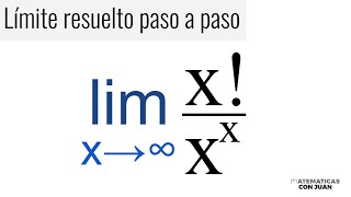 CÁLCULO DEL LÍMITE cuando x tiende a infinito PASO A PASO [upl. by Annerb]