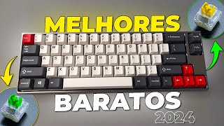 TOP 7 MELHORES Teclados Mecânicos BOM e BARATOs com Melhor Custo Benefício 2024 Jogar e Trabalhar [upl. by Warp]